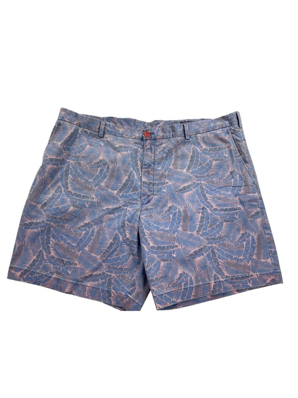 Vineyard Vines Shorts Men's 48B Blue Pink Island Palms Breaker Lobster Reef